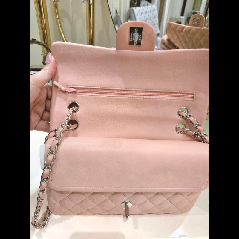 Chanel 香奈兒 粉紅經典2.55 Cf 翻蓋包-12
