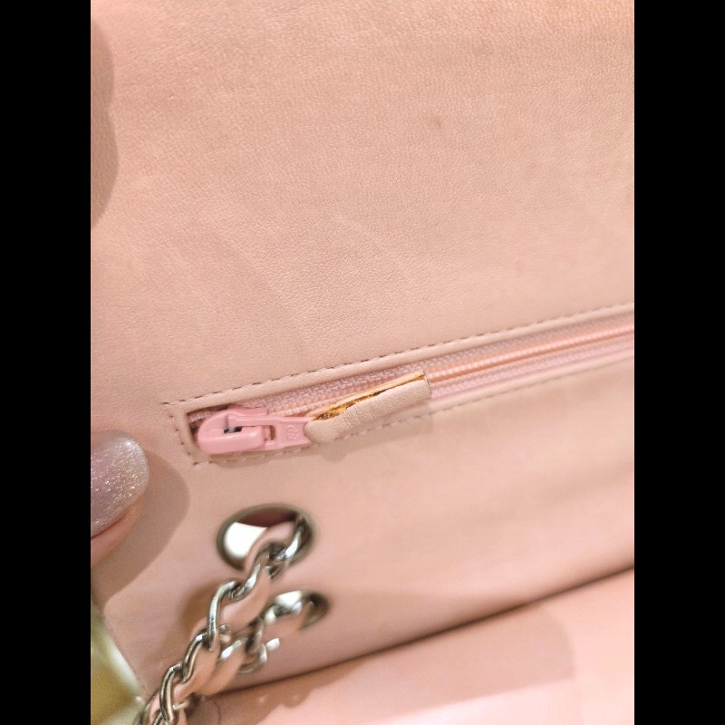 Chanel 香奈兒 粉紅經典2.55 Cf 翻蓋包-18