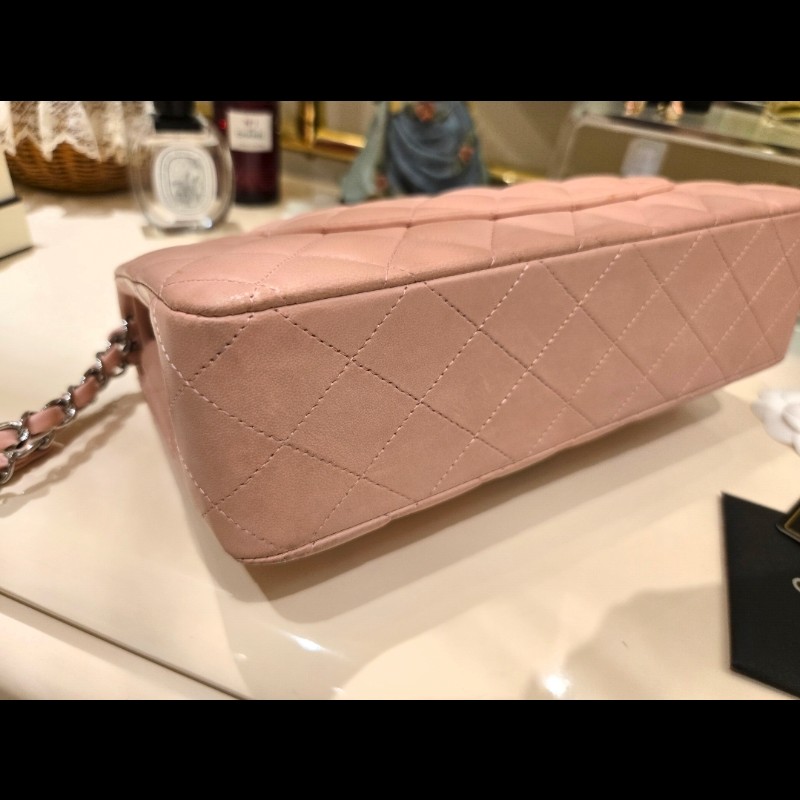 Chanel 香奈兒 粉紅經典2.55 Cf 翻蓋包-8