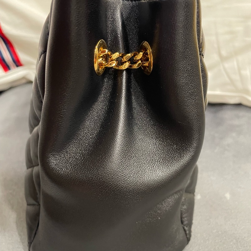 Versace 菱格紋肩背包-3