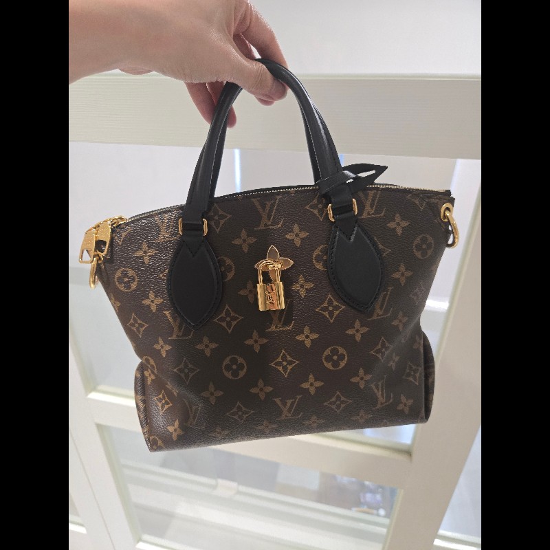 LV 路易威登 Louis Vuitton Flower BB 拉鍊托特包 肩背包斜背包手提包-17