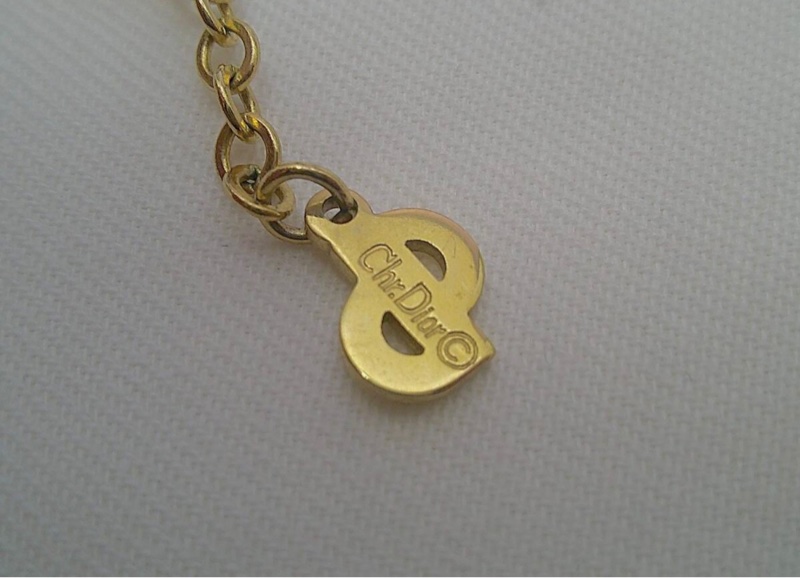 Christian Dior 經典金色CD麻花邊項鍊 極美✨-5