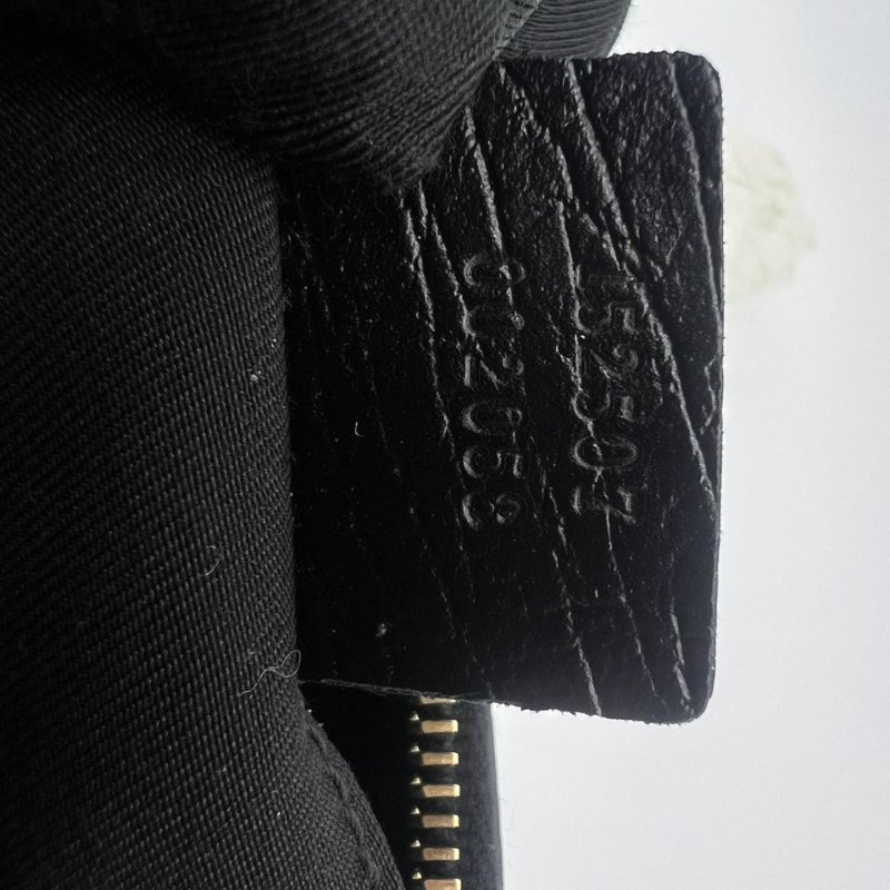 古馳 雙 G 老花帆布腋下包-4