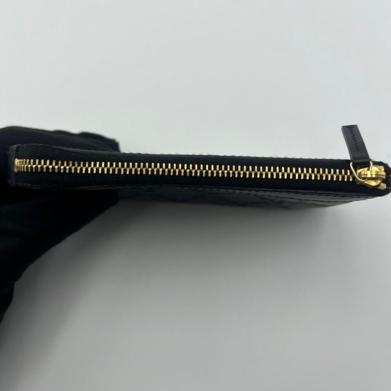 古馳 Signature 系列雙 G 壓紋皮革零錢包-5