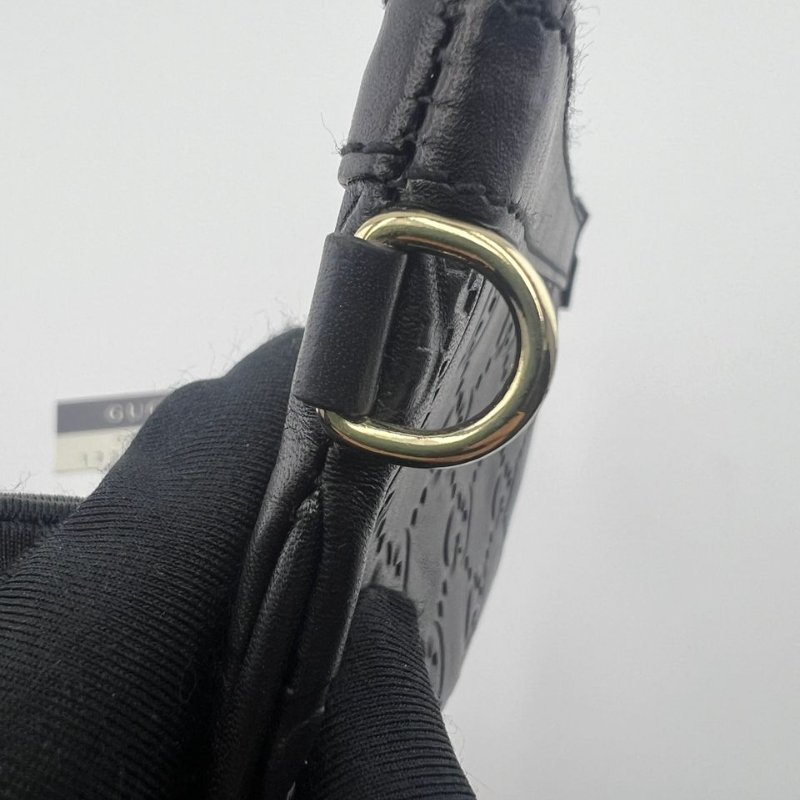 古馳 Signature 系列雙 G 壓紋皮革零錢包-9