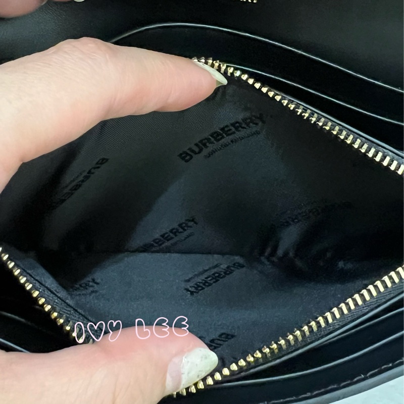 BURBERRY 巴寶莉 80730801 經典格紋帆布翻蓋信封 皮夾 長夾 正品 二手精品-6