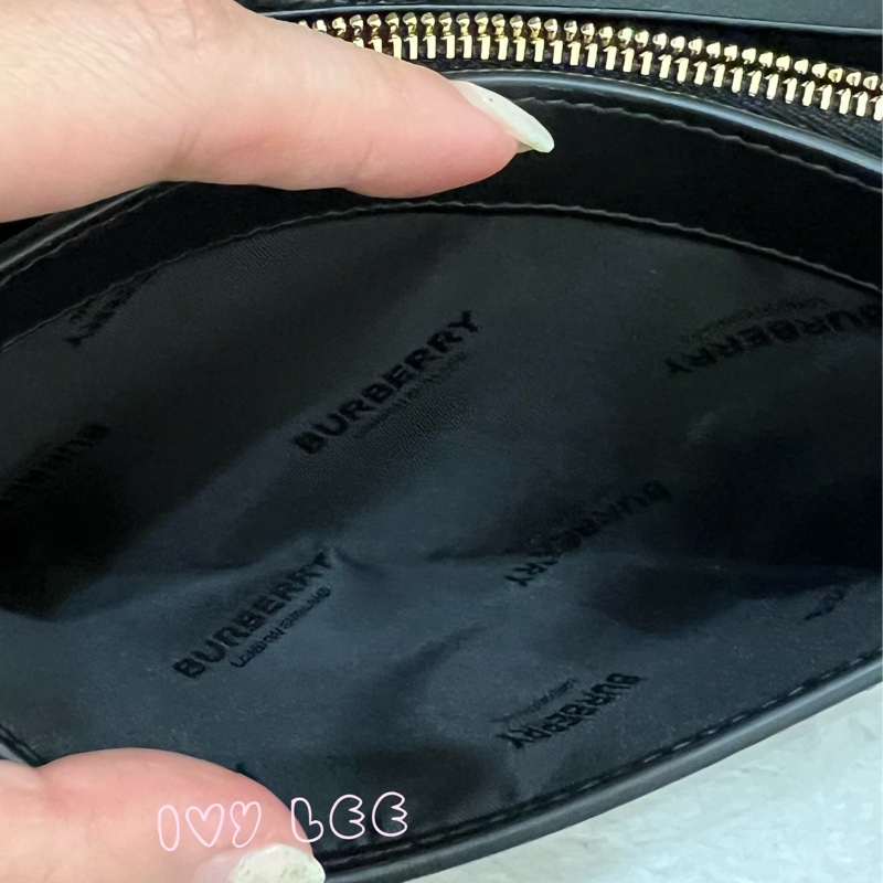 BURBERRY 巴寶莉 80730801 經典格紋帆布翻蓋信封 皮夾 長夾 正品 二手精品-7