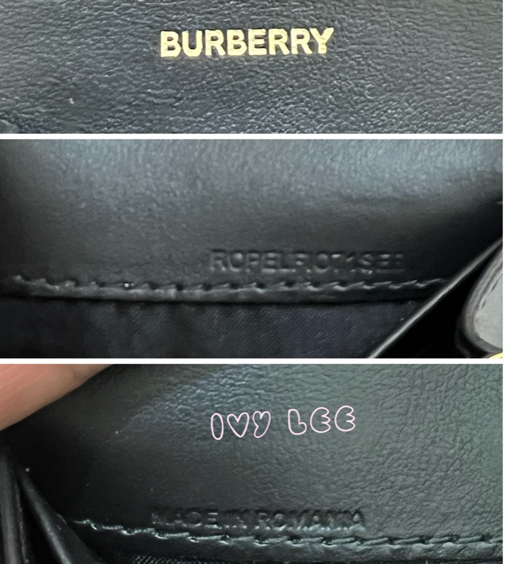 BURBERRY 巴寶莉 80730801 經典格紋帆布翻蓋信封 皮夾 長夾 正品 二手精品-14