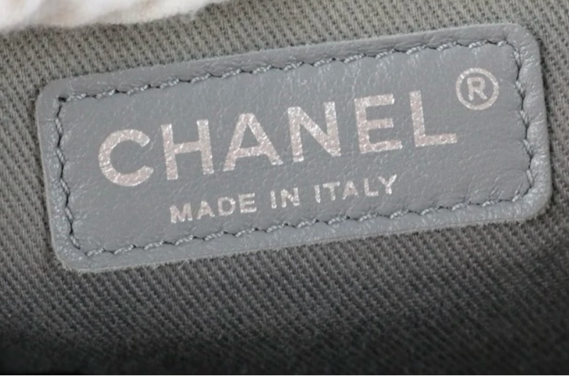 「JL精品代購」 9新 Chanel 香奈兒托特包 黑銀-8