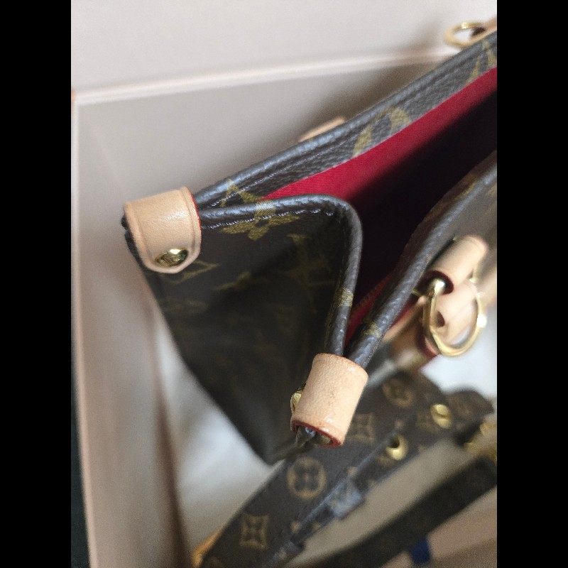 LV 路易威登 sac plat bb 老花 原花 琴譜包 手提包 肩背包 斜背包-32