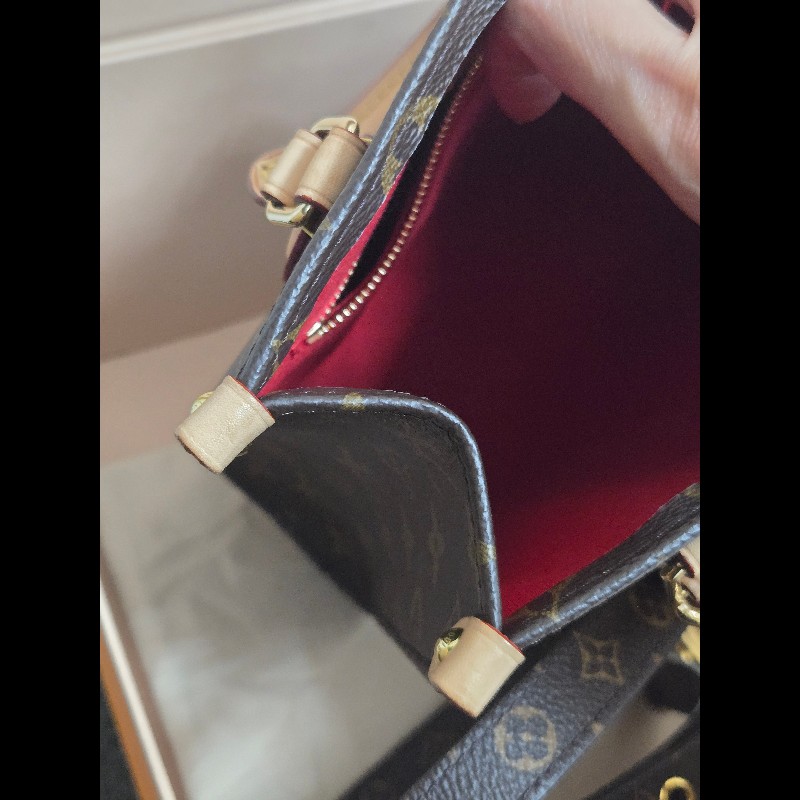 LV 路易威登 sac plat bb 老花 原花 琴譜包 手提包 肩背包 斜背包-34