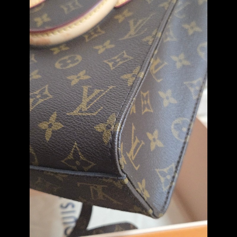 LV 路易威登 sac plat bb 老花 原花 琴譜包 手提包 肩背包 斜背包-38