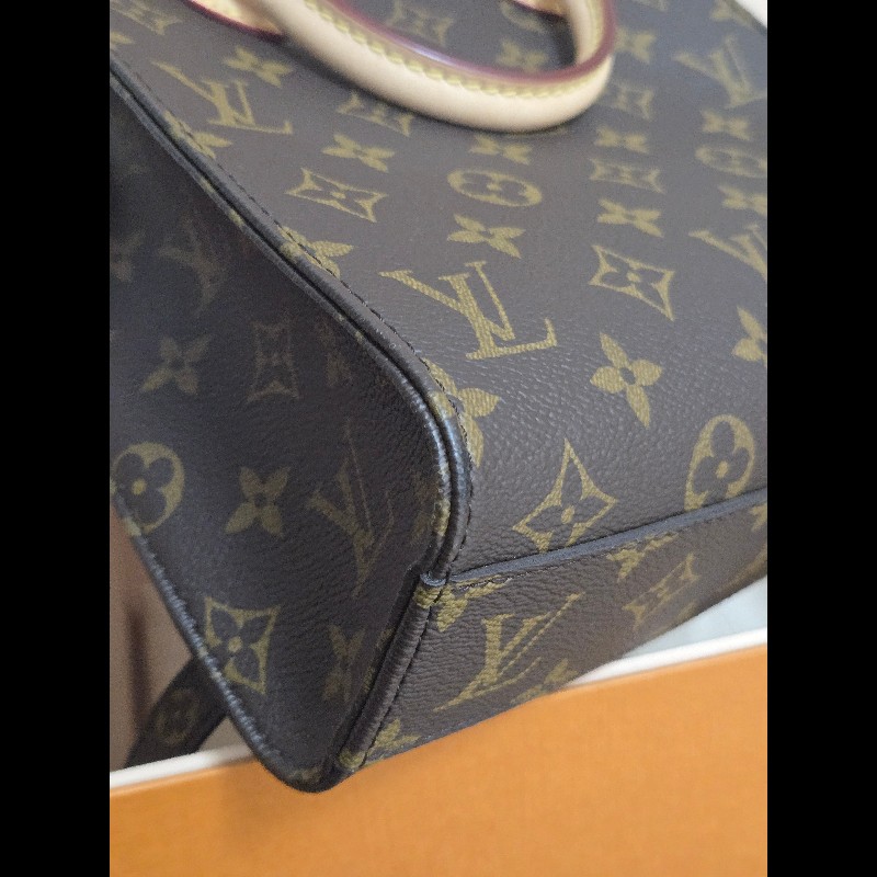 LV 路易威登 sac plat bb 老花 原花 琴譜包 手提包 肩背包 斜背包-40