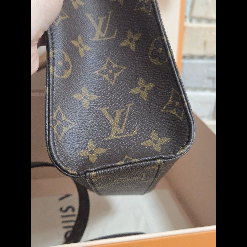 LV 路易威登 sac plat bb 老花 原花 琴譜包 手提包 肩背包 斜背包-41
