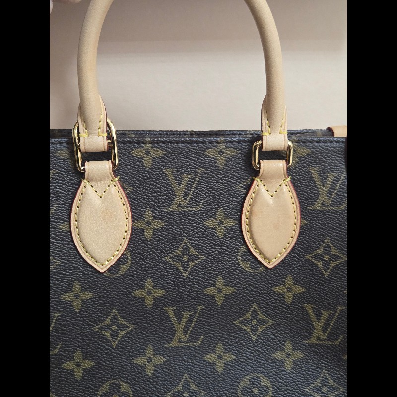 LV 路易威登 sac plat bb 老花 原花 琴譜包 手提包 肩背包 斜背包-43