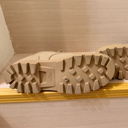 「極新」CELINE男帆布凱旋門靴 尺寸:40-6