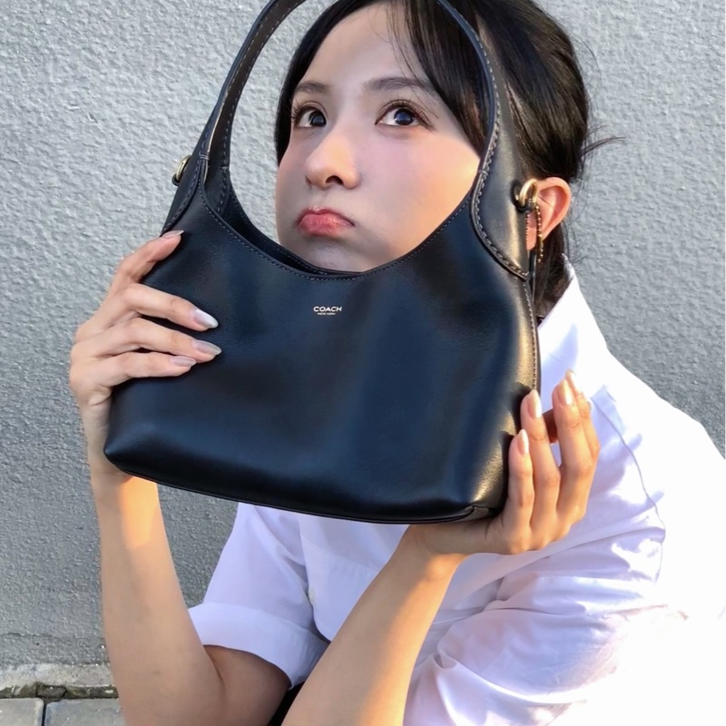 【98%新 小說女主角的感覺 YSL HOBO平替✨ 全網最低價】Coach Brooklyn 23 黑色-1