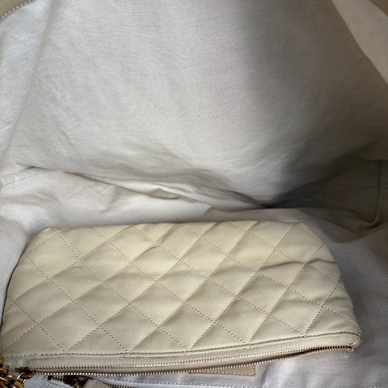 YSL ICARE托特包大號米色 金扣 41*36*8 99新配件塵袋-2