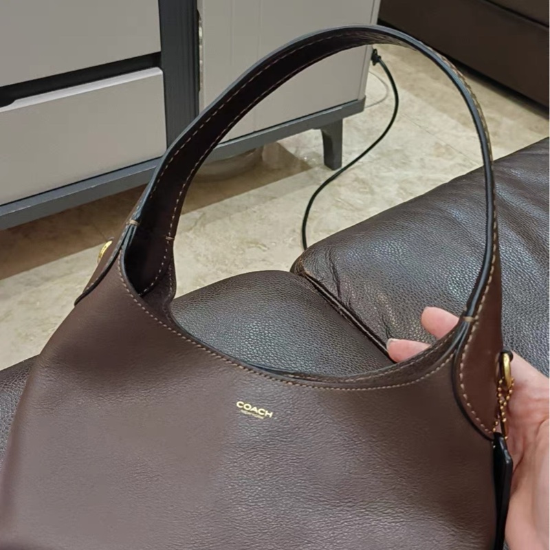 【98%新 顯貴氣的辣妹必備✨ 全網最低價】Coach Brooklyn 23 棕色-3