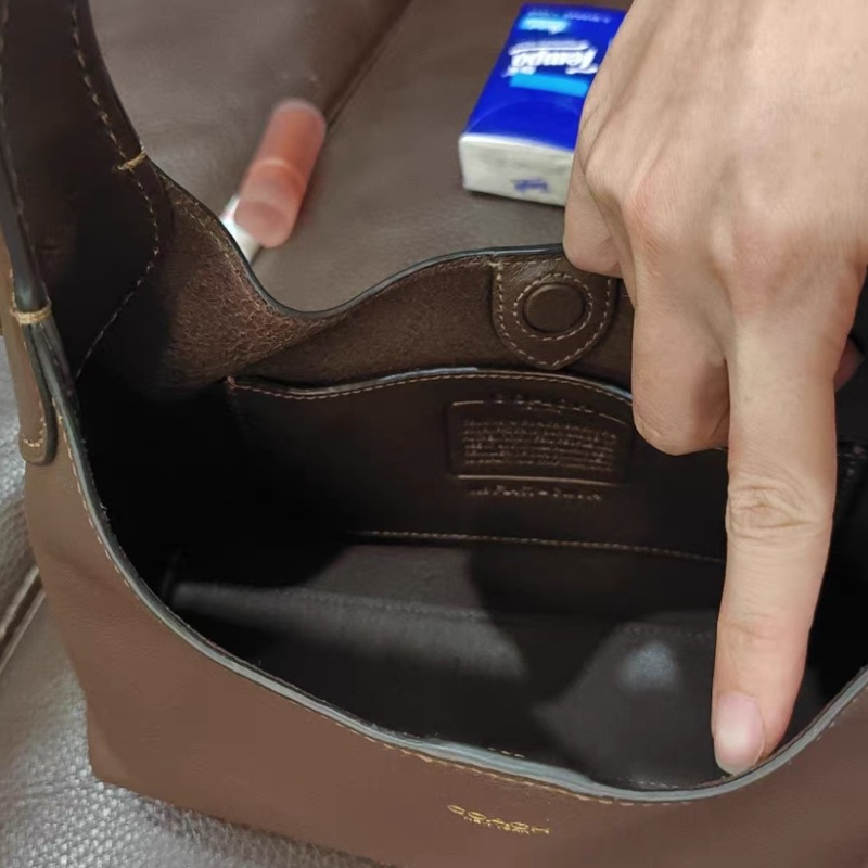 【98%新 顯貴氣的辣妹必備✨ 全網最低價】Coach Brooklyn 23 棕色-5