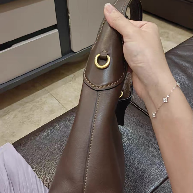 【98%新 顯貴氣的辣妹必備✨ 全網最低價】Coach Brooklyn 23 棕色-7