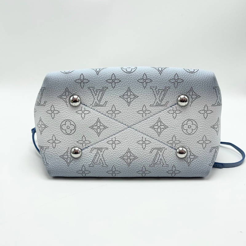 LV 漸變藍BeIIa月光女神鏤空水桶包芯片款22*20*13 99新配件塵袋-4