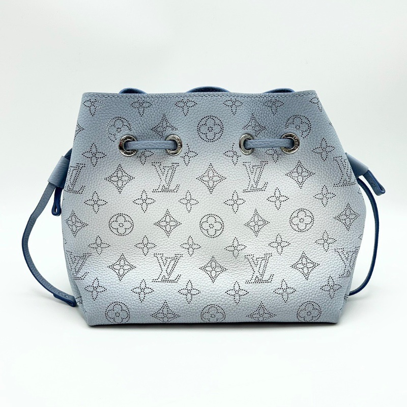 LV 漸變藍BeIIa月光女神鏤空水桶包芯片款22*20*13 99新配件塵袋-6