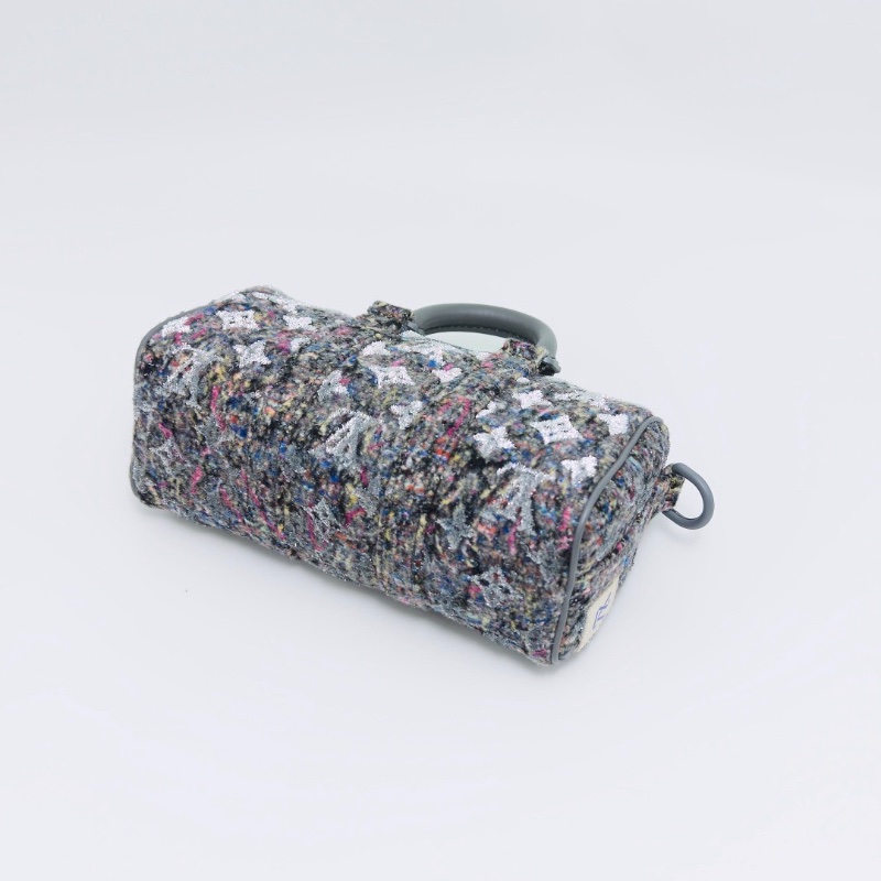 LV 秋冬限定Keepall xs環保毛氈羊毛有機棉手提包芯片款21*12*9 99新配件盒子塵袋購證-3