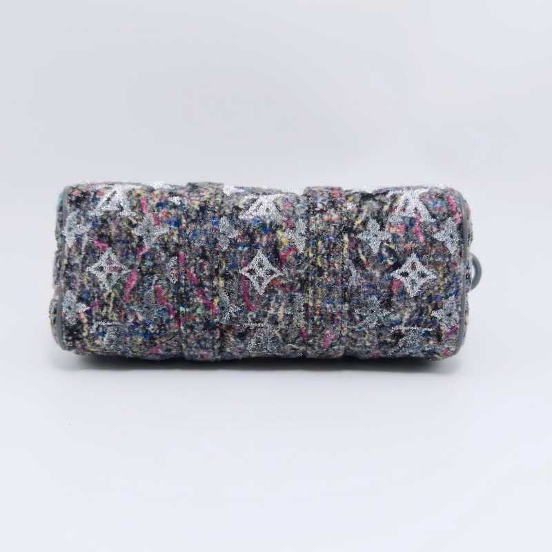 LV 秋冬限定Keepall xs環保毛氈羊毛有機棉手提包芯片款21*12*9 99新配件盒子塵袋購證-4