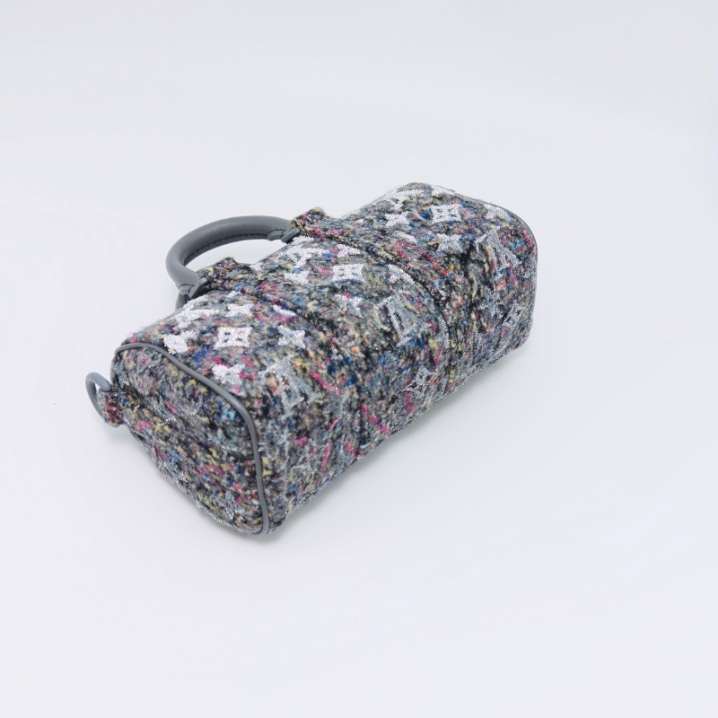 LV 秋冬限定Keepall xs環保毛氈羊毛有機棉手提包芯片款21*12*9 99新配件盒子塵袋購證-5