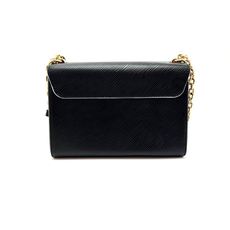 LV twist限量款花卉黑金水波紋手提肩背斜背包23*16*10 98新配件塵袋鏡子-6