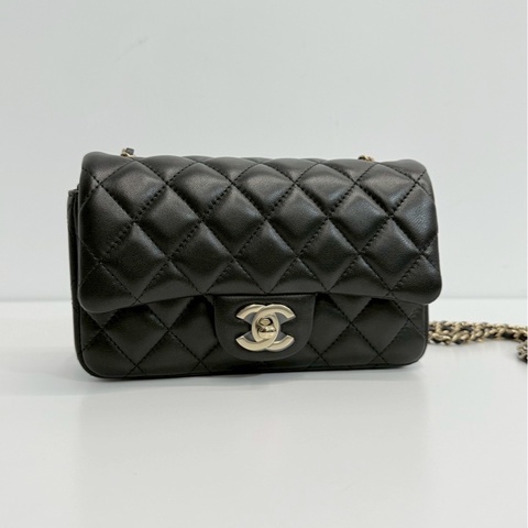 Chanel CF18 黑金 晶片款 全新全配