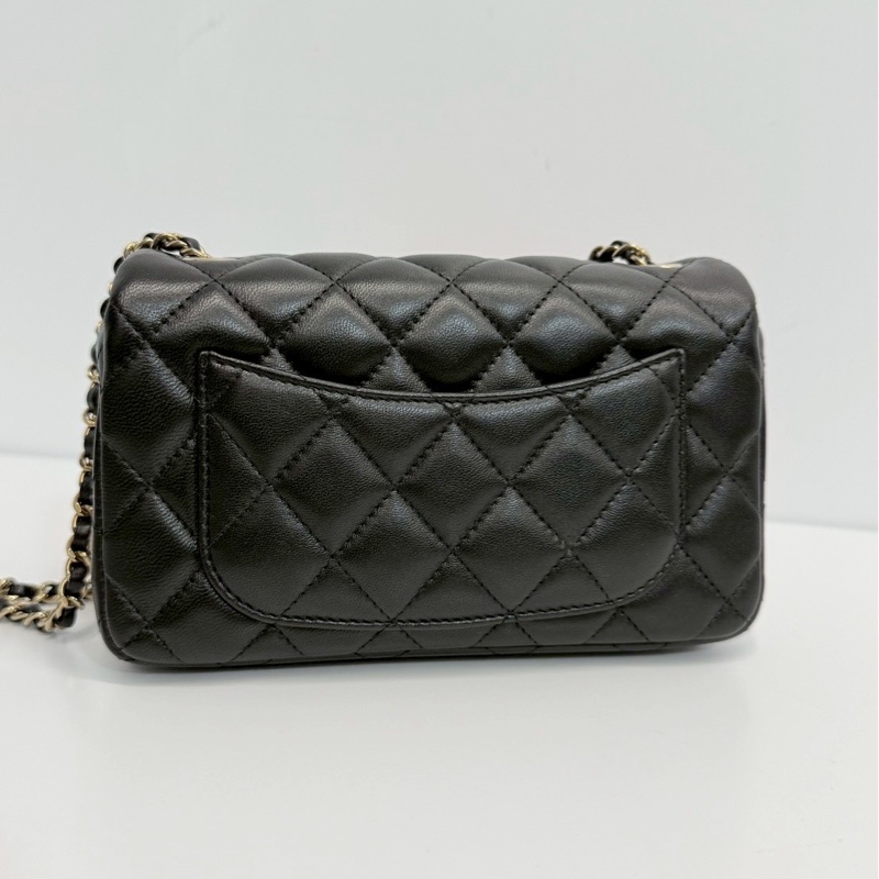 Chanel CF18 黑金 晶片款 全新全配-1