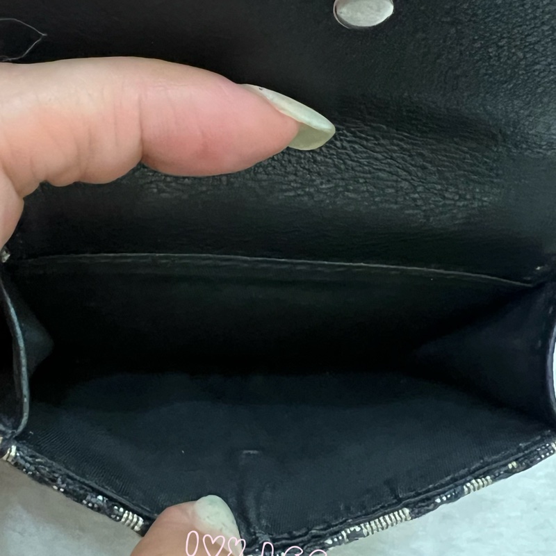 CHRISTIAN DIOR 錢包 三折 短夾 緹花 老花三折短夾 正品 二手精品-3