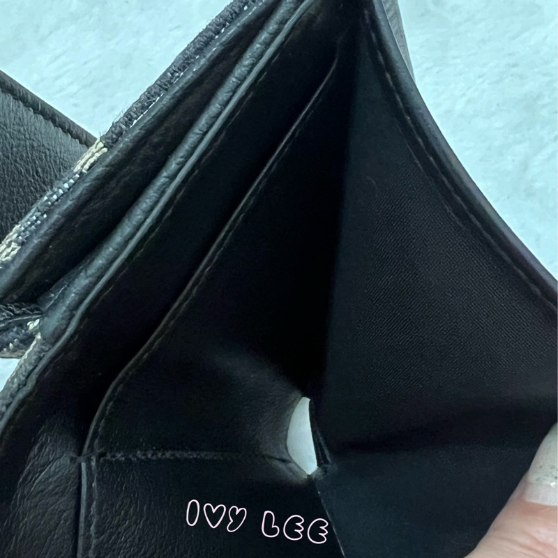 CHRISTIAN DIOR 錢包 三折 短夾 緹花 老花三折短夾 正品 二手精品-7