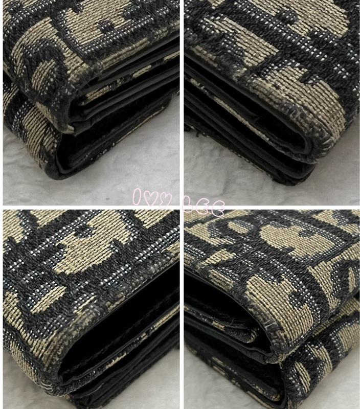 CHRISTIAN DIOR 錢包 三折 短夾 緹花 老花三折短夾 正品 二手精品-11