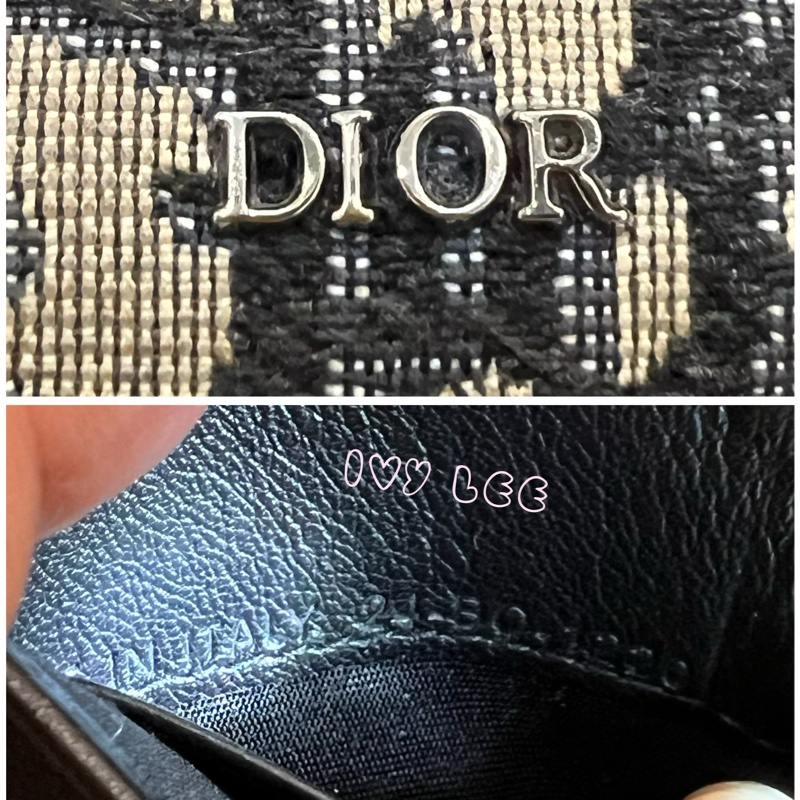 CHRISTIAN DIOR 錢包 三折 短夾 緹花 老花三折短夾 正品 二手精品-14