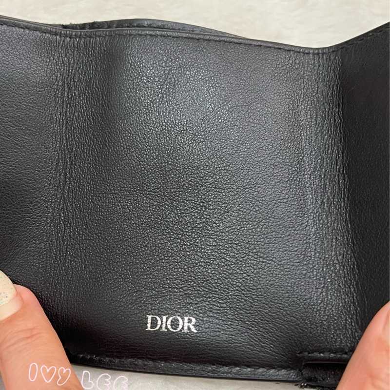 CHRISTIAN DIOR 錢包 三折 短夾 緹花 老花三折短夾 正品 二手精品-16