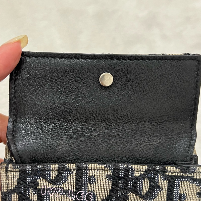 CHRISTIAN DIOR 錢包 三折 短夾 緹花 老花三折短夾 正品 二手精品-18