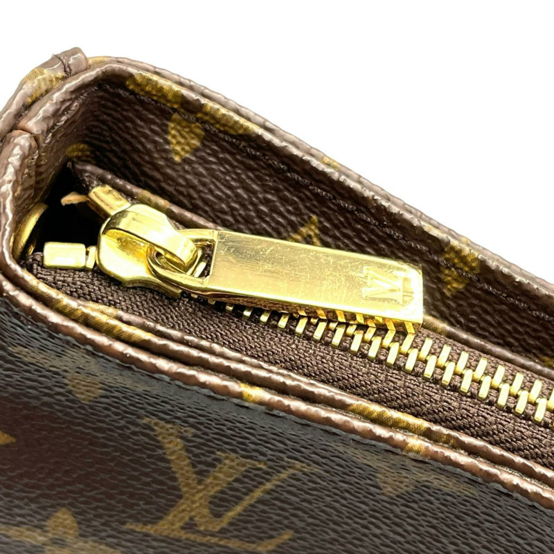 路易威登 Looping MM 單肩手提包 M51146 Monogram 帆布棕色女士款-5