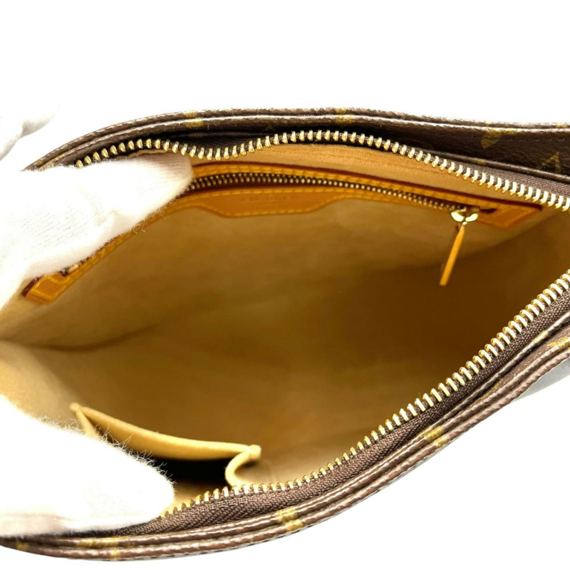 路易威登 Looping MM 單肩手提包 M51146 Monogram 帆布棕色女士款-6