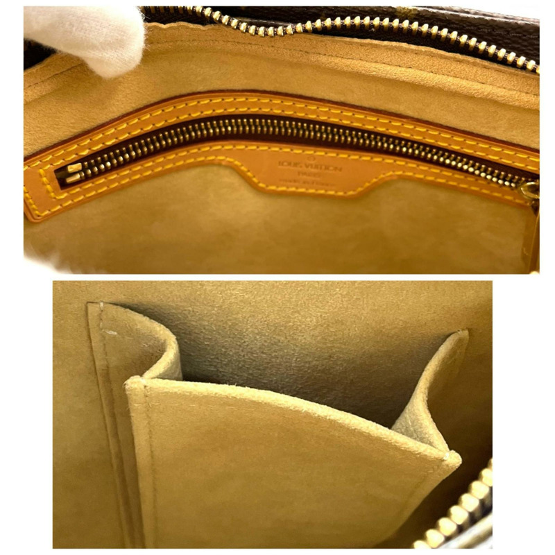 路易威登 Looping MM 單肩手提包 M51146 Monogram 帆布棕色女士款-7