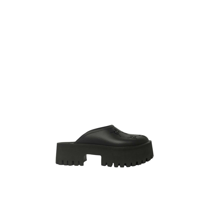 Platform Sandal With Perforated G-2
