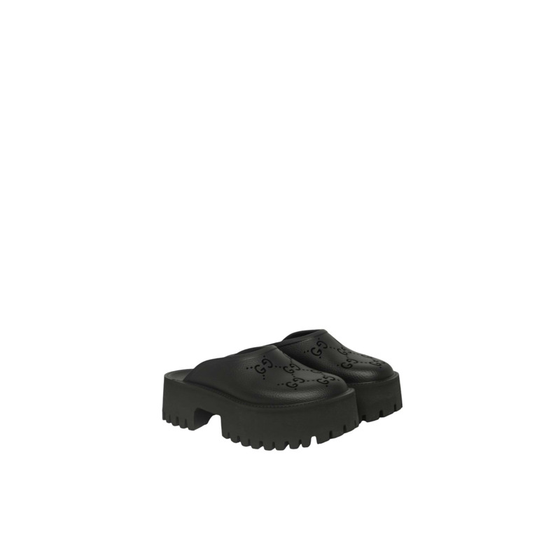 Platform Sandal With Perforated G-0