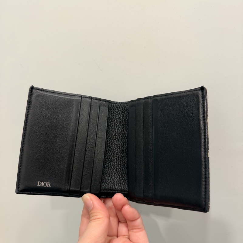 Dior 經典老花 對開短夾-2