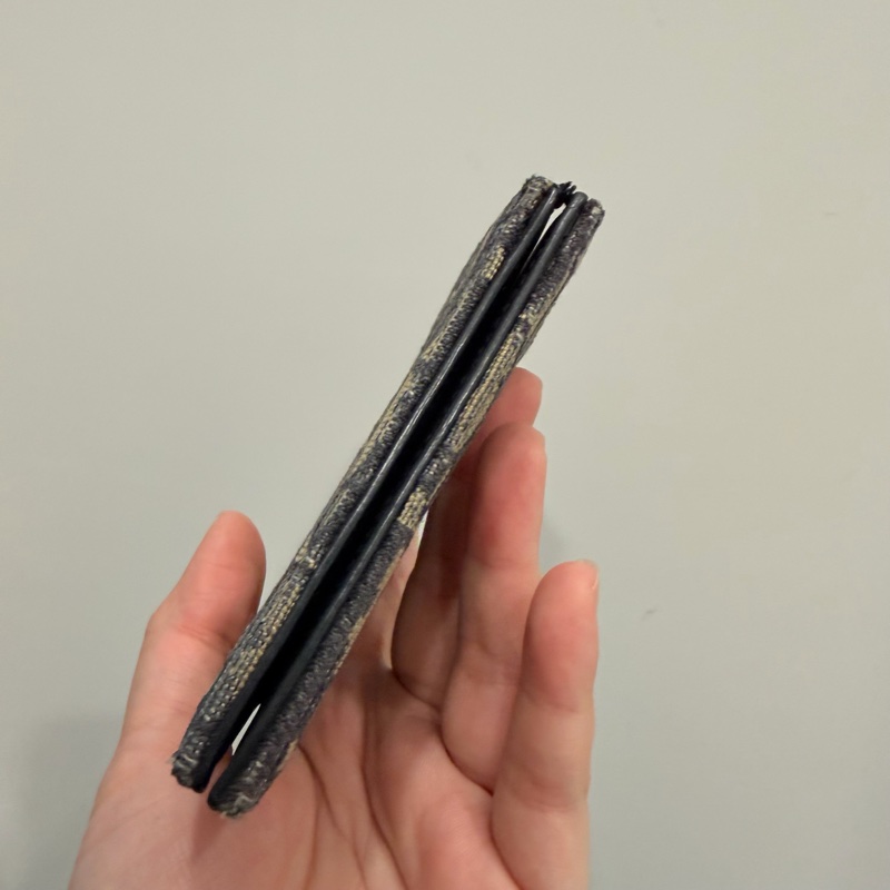 Dior 經典老花 對開短夾-5