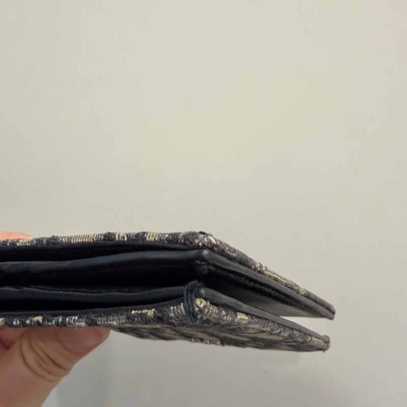 Dior 經典老花 對開短夾-8