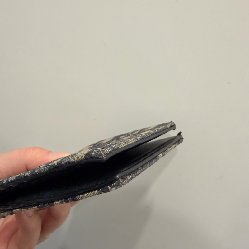 Dior 經典老花 對開短夾-10