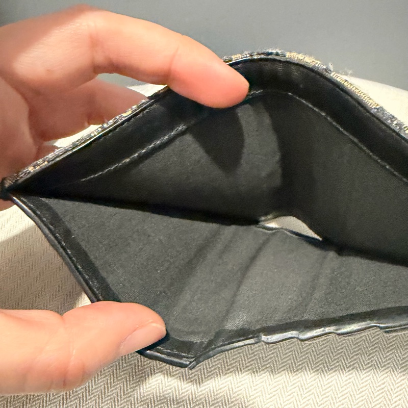 Dior 經典老花 對開短夾-11