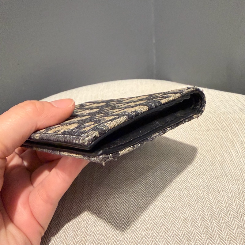 Dior 經典老花 對開短夾-17